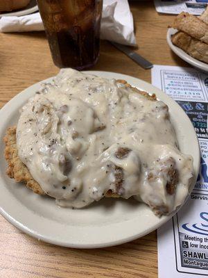 The chicken fried steak. Excellent.