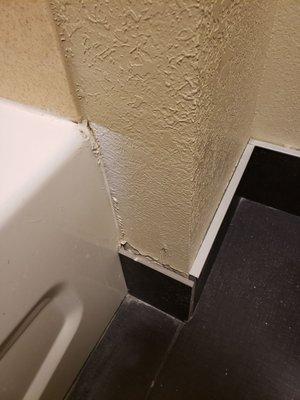 Wear and tear in the bathroom