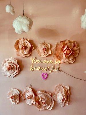 Always remember: "You are so beautiful!"