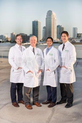 Doctors from left to right: Brian White, George White, Anup Patel, Jason Pirozzolo.