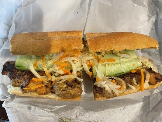 Grilled Chicken Banh Mi