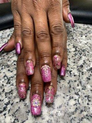 One of our clients favorite nail done at California Nails and Spa.