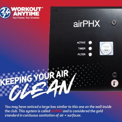 AirPHX air purifications system