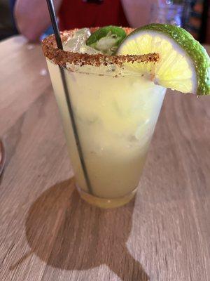 Pineapple jalapeño margarita