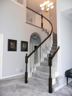 Handrail painting in San Ramon