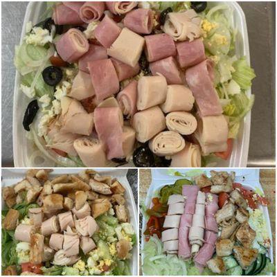 Chef Salads with Grilled Chicken