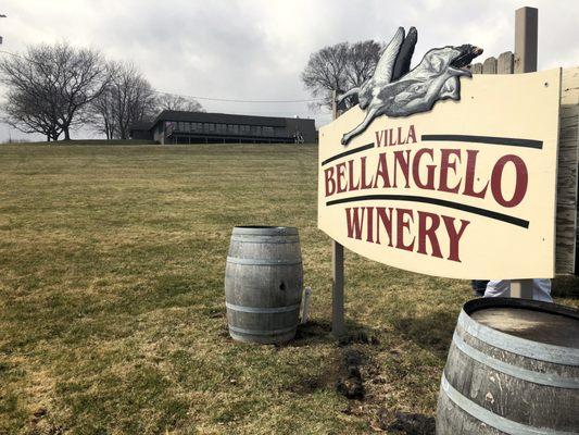 Street View of Bellangelo North Tasting Room on Turk Road!