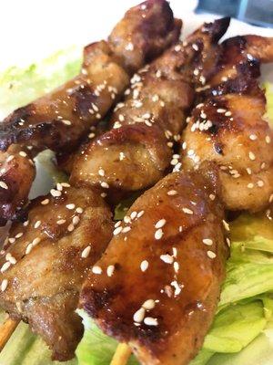 Chicken Teriyaki ~ tasty curry seasoning underneath amazing