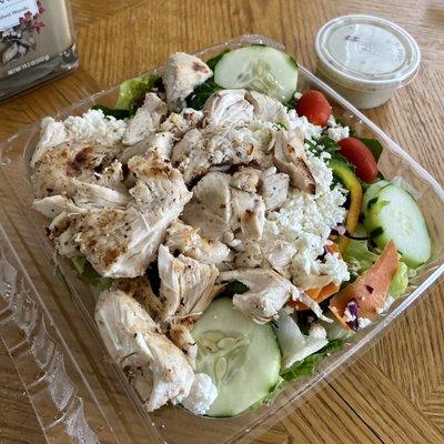 Chicken Kabob Salad