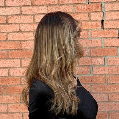 Balayage and trim from Tiffany