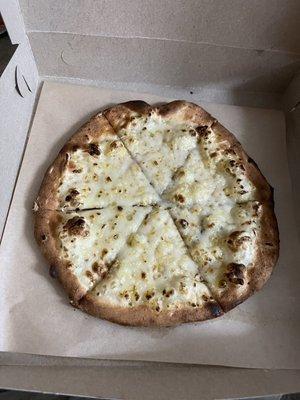 Dairy free white pizza