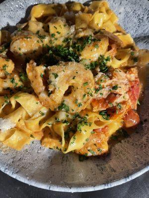 seafood pappardelle