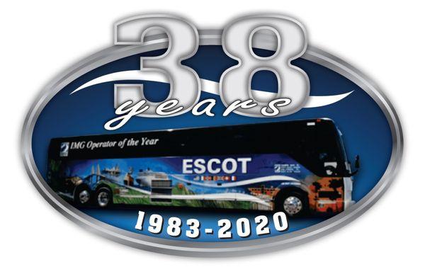 Escot Bus Lines 38 Years