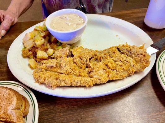 Chicken Fried Steak Gravy on the side