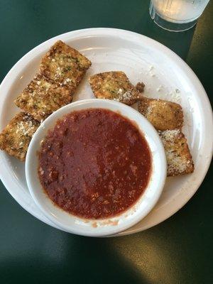 Golden Toasted Ravioli