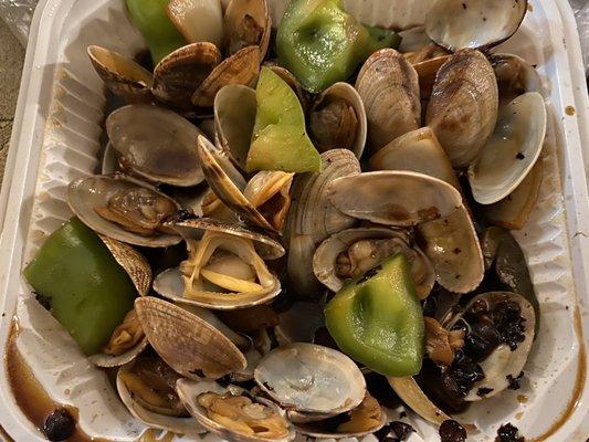 Black bean clams