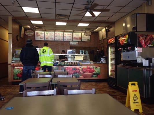 Inside the Nora Subway.