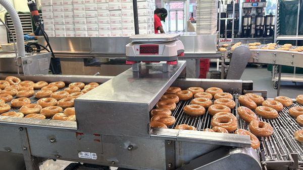 Making the doughnuts