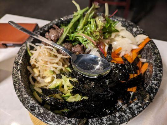 Beef bibimbap