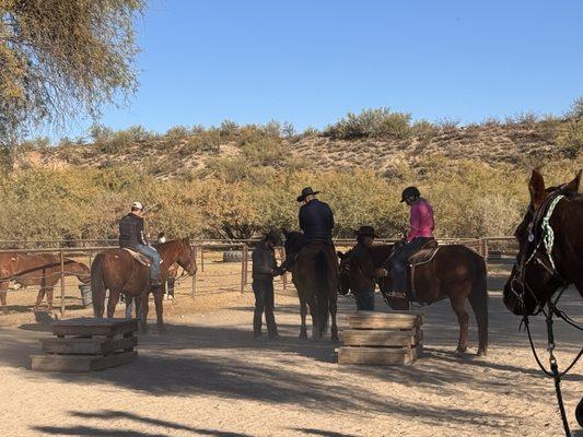 Getting ready to ride!