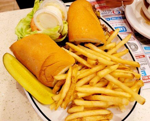 Cheesesteak platter