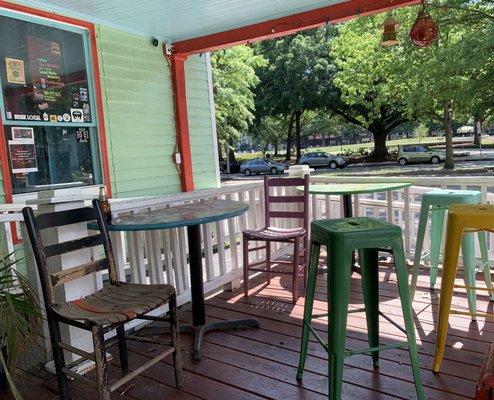 Lots of seating areas for hanging out with friends