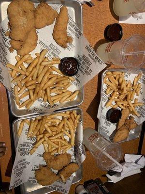 Tenders and fries