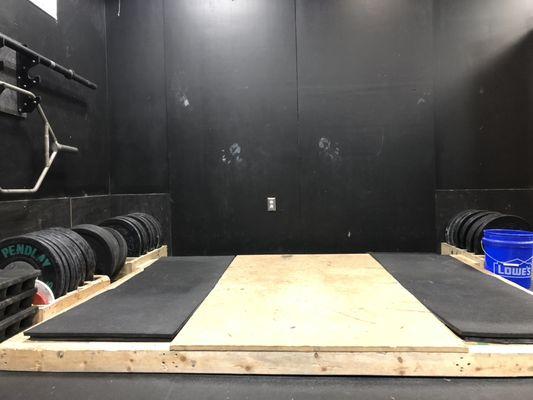 Powerlifting Room Weight Lifting Platform