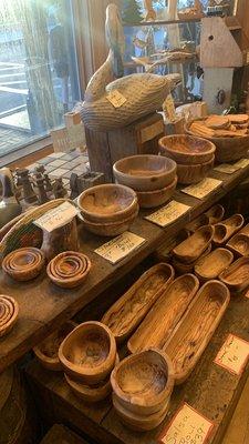 Hand made bowls, giant chess sets and more