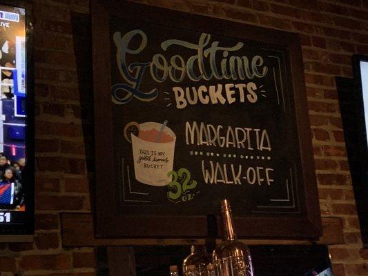 Good time Buckets!!' Margarita Walk-Off