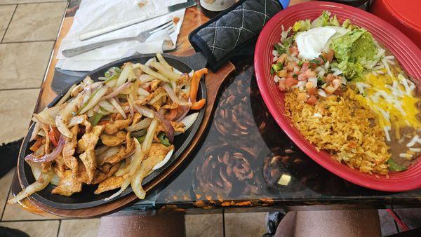 Chicken Fajitas. Some of the best I've had.