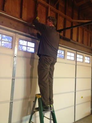 Stephen Hall - master of the garage door springs. Thanks!