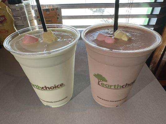 Irish vanilla and mint chocolate Shamrock'in shake