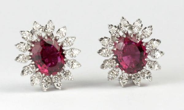 Buying and Selling Colored Stone & Diamond Earrings