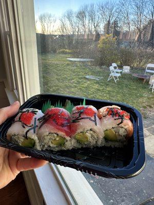 King Crab Rainbow Roll