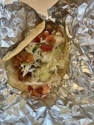 Beer Battered Crispy Fish Taco