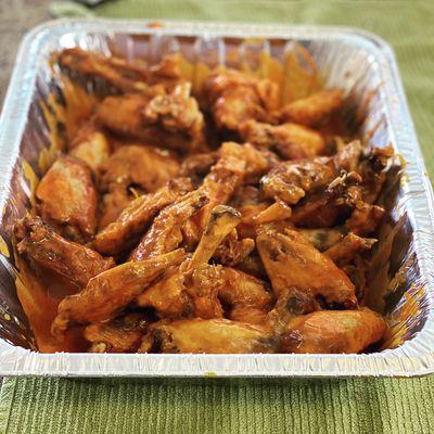 Air fried hot wings