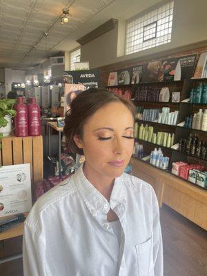 Bridal makeup by Jennifer