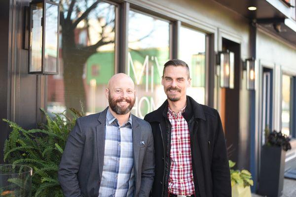 Owner's Michael and Seth who live upstairs.