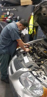 Before your next trip bring your car in.  We'll perform an engine diagnostic for you.