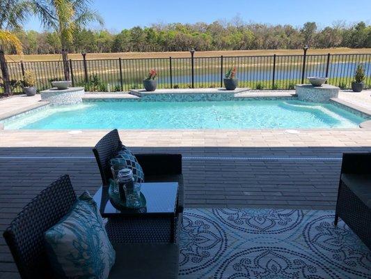 Model home pool