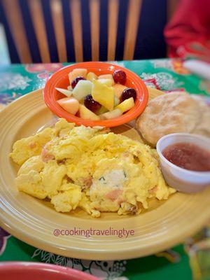 Smoked Salmon Scramble