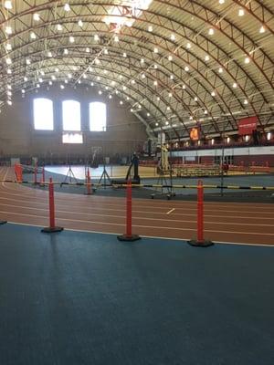 Indoor running track