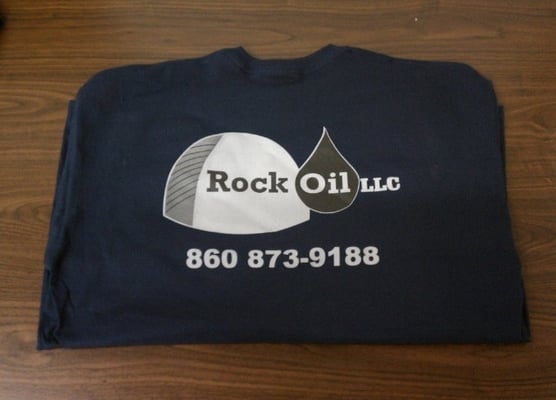 Rock Oil LLC shirt (full back).