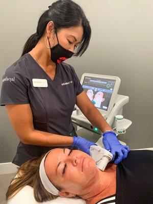 Ultherapy treatments tighten skin for a rejuvenated look with no downtime