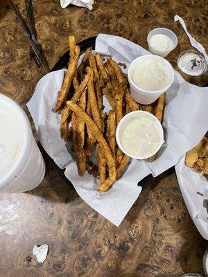 Chicken fried fries