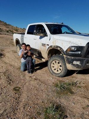 Off roading with my Son, had a blast!