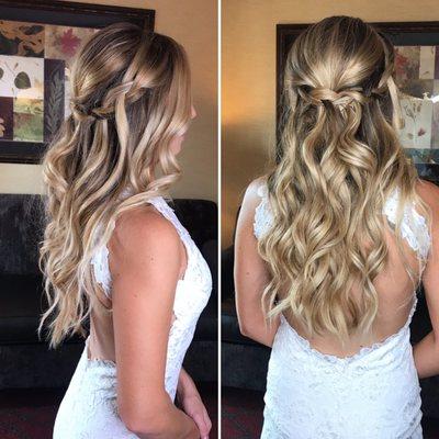 Bride hair by Alyssa