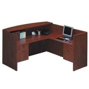 New Reception Desk. available in cherry, mahogany, maple, honey or espresso.