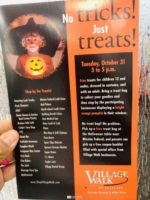 Halloween Mall flyer at CVS